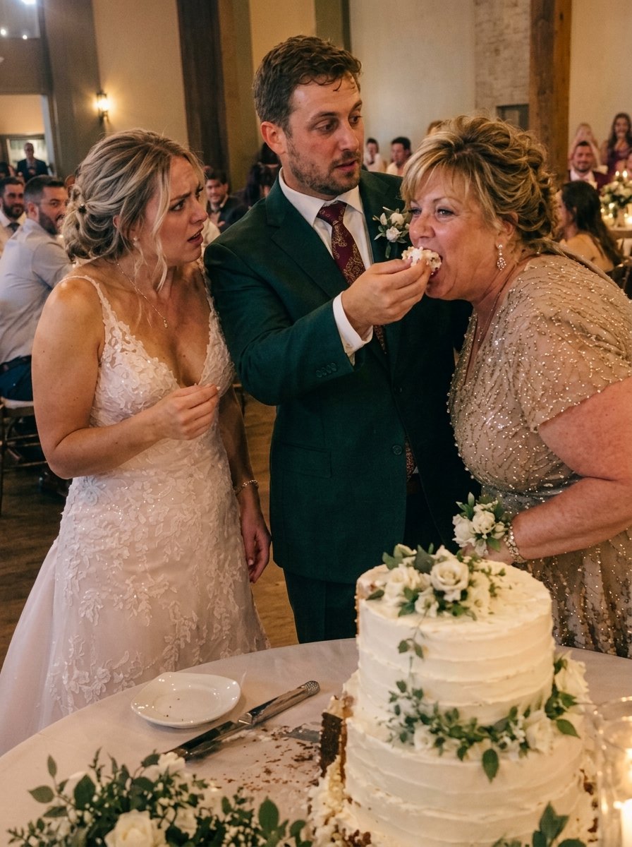 My MIL Took the Knife to Our Wedding Cake — But Her Scream Revealed a Secret She Never Expected