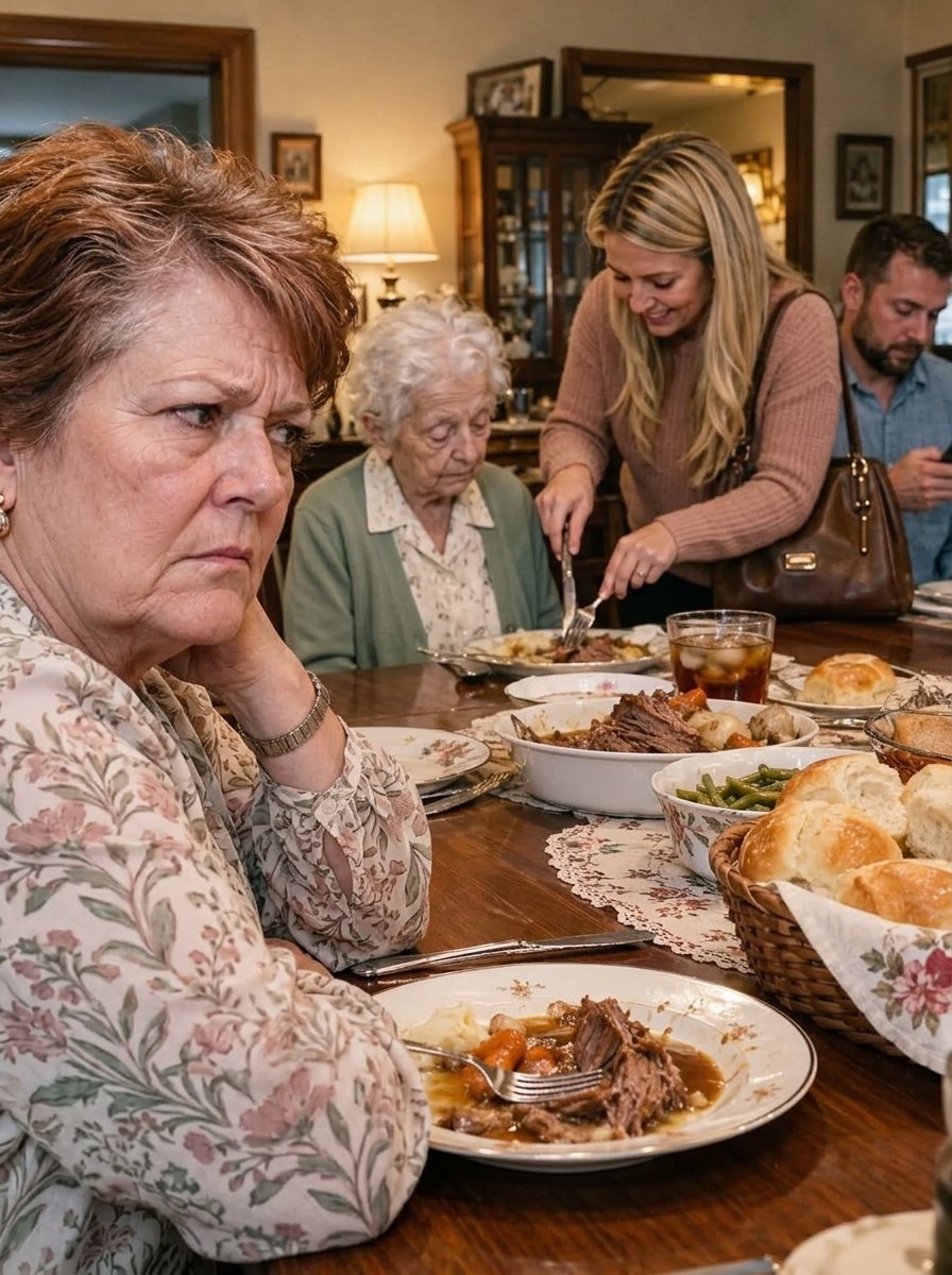 My Son’s Fiancée Brought Her Grandmother to Sunday Dinner, and One Quiet Moment in the Hallway Changed How I Saw Everything