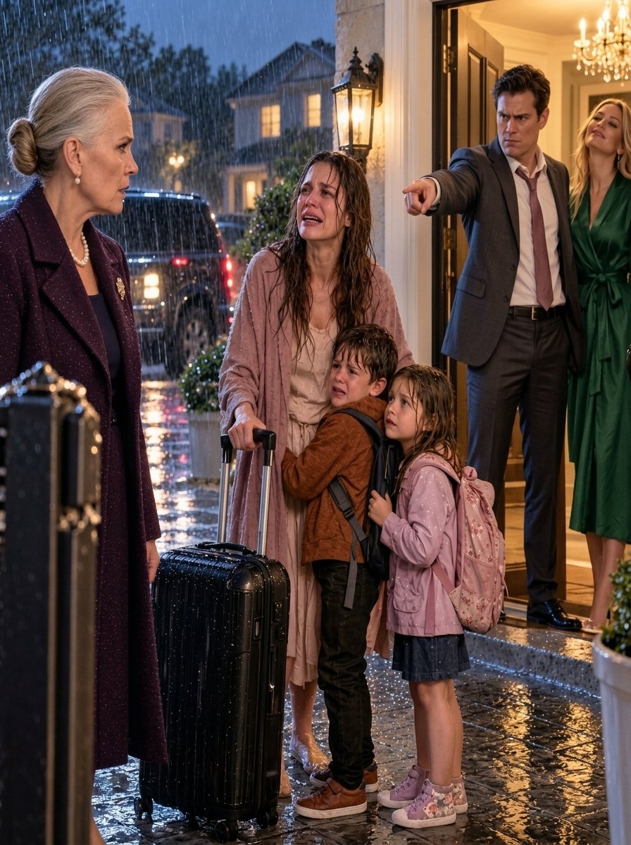 I Found My Daughter-in-Law and Grandchildren Standing in the Rain Outside My Son’s House, and What Happened Next Changed Our Family Forever