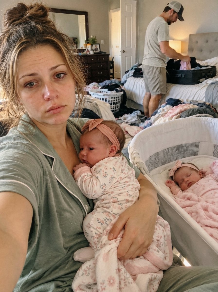 My husband said, “You wanted to be a mother, so act like one,” then left me alone with our six-month-old twins while he went on vacation — PART2