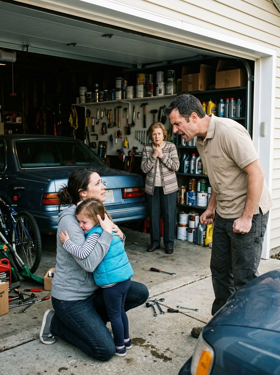 “My Brother Had My Daughter Alone in His Garage. I Stepped In to Protect Her and Woke Up in the ER. My Mom Was Already Defending Him Before I Could Even Speak.”