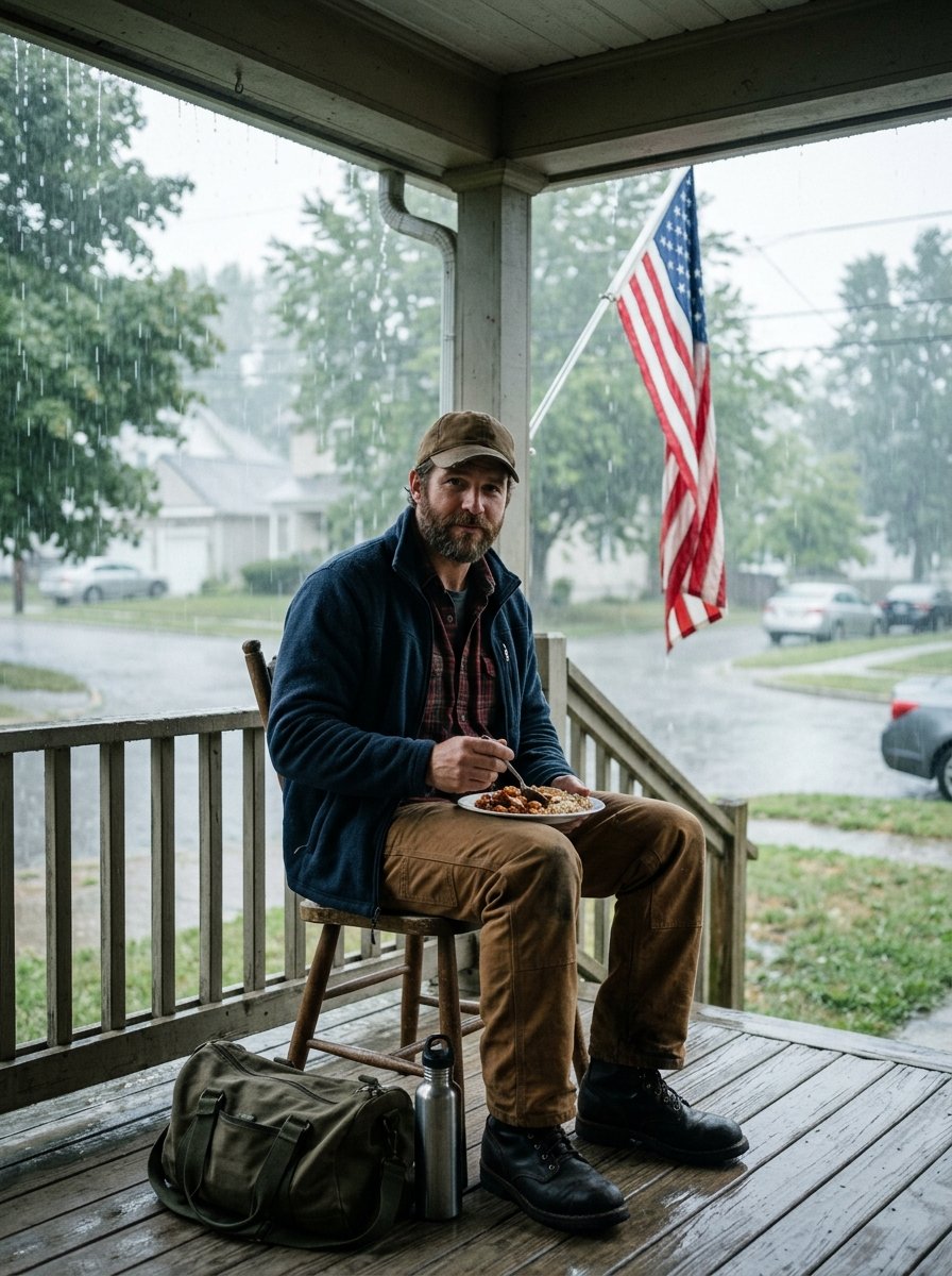 A Homeless Man Took Shelter on My Porch for One Night, but What He Left Behind Brought Me to Tears
